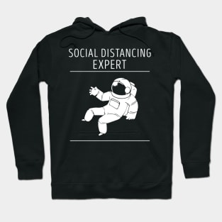 Social Distancing Expert Astronaut Hoodie